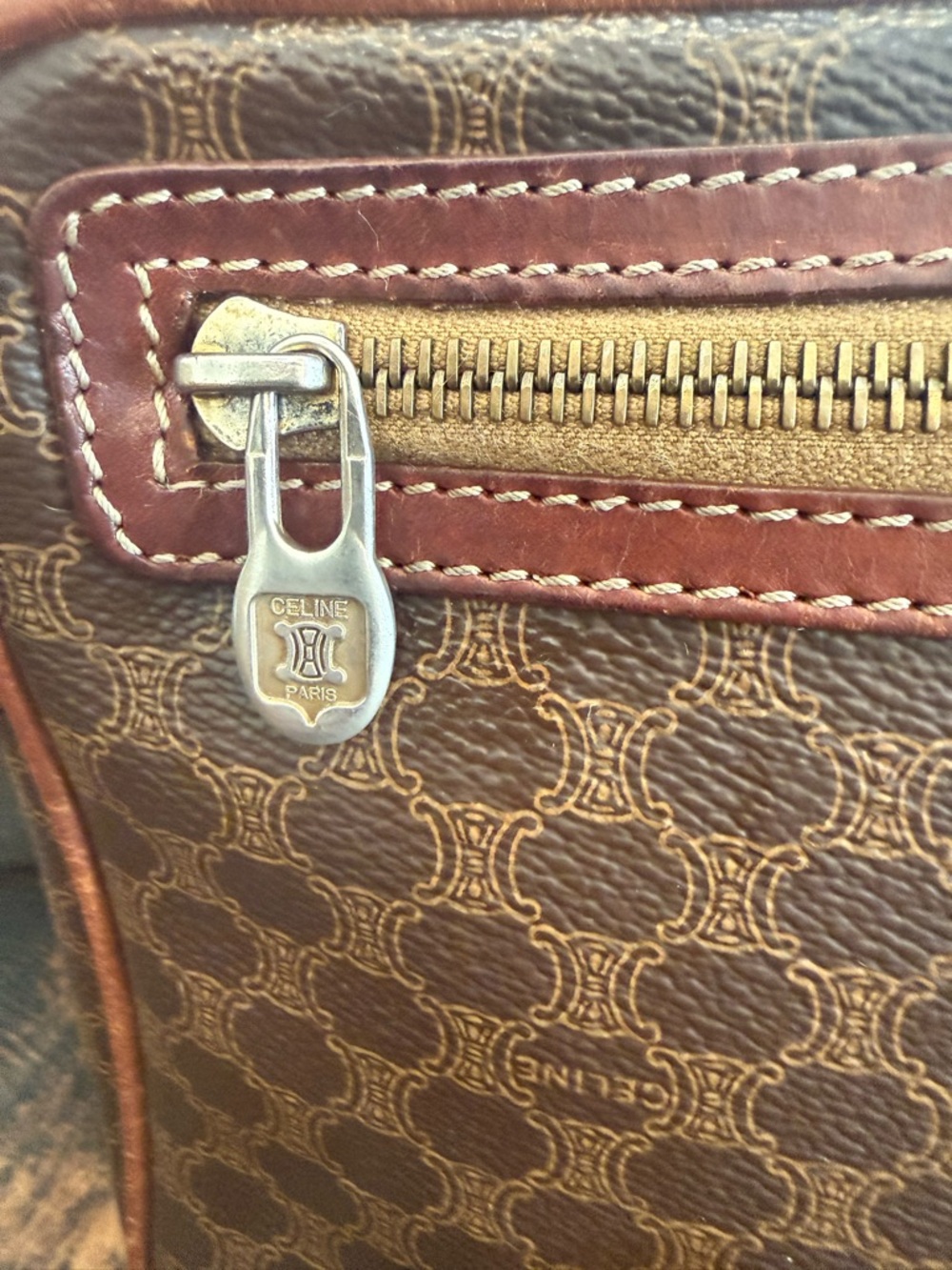 Celine Authentic Macadam Vintage Clutch - Picture 3 of 15
